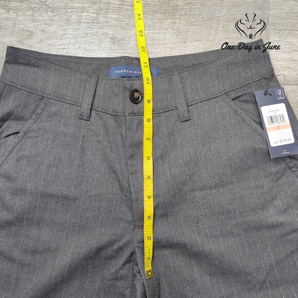 Tommy Hilfiger Striped Wide Leg Cargo Pants Size 2 - Picture 4 of 6